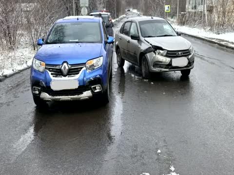 Обстановка на дорогах города.