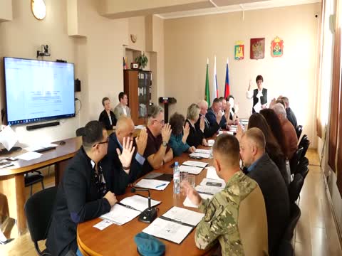 Первая сессия депутатов